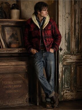 Denim & Supply Ralph Lauren Cream Brand Label Patch